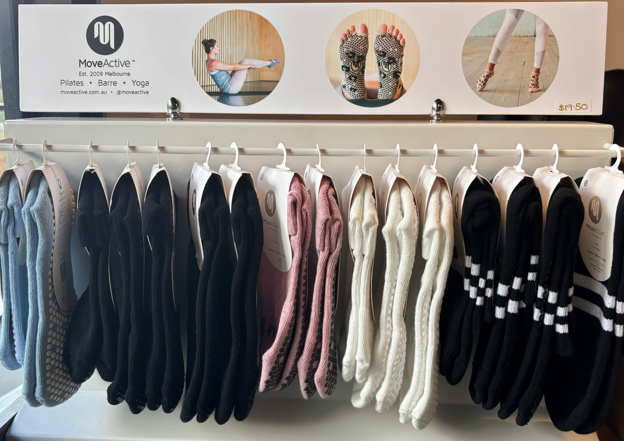 Pilates/Yoga Grip Socks